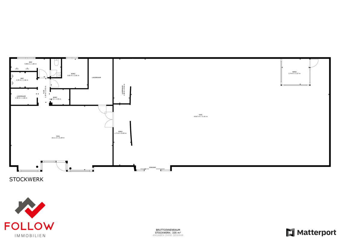 Espace commercial polyvalent au centre de Lengnau - avec concept de salle flexible