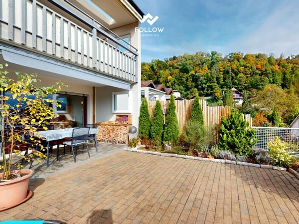 Gepflegte 1.5 Zimmer Wohnung mit grosser Terrasse und Sicht auf den Thunersee 9