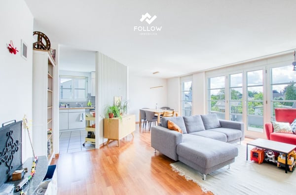 Gemütlichkeit, Platz und ruhige Lage: Helle Wohnung mit Balkon und Lift 3