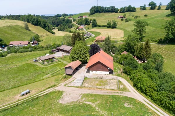 Stark renovationsbedürftiges Bauernhaus mit Ökonomieteil in der Landwirtschaftszone 4