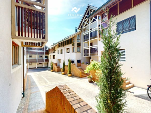 Gemütliche und teilsanierte 3.5 Zimmer Wohnung mit Gartensitzplatz 2