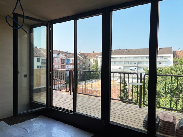 Sanierte Dachwohnung mit Balkon im St. Johann! 1
