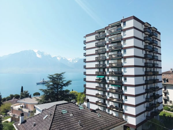 Superbe appartement de 1.5 pièces avec vue imprenable sur le lac et les montagnes 1