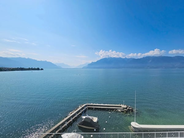 Aux portes de Vevey - Splendide appartement rénové avec place d'amarrage dans port privé 1