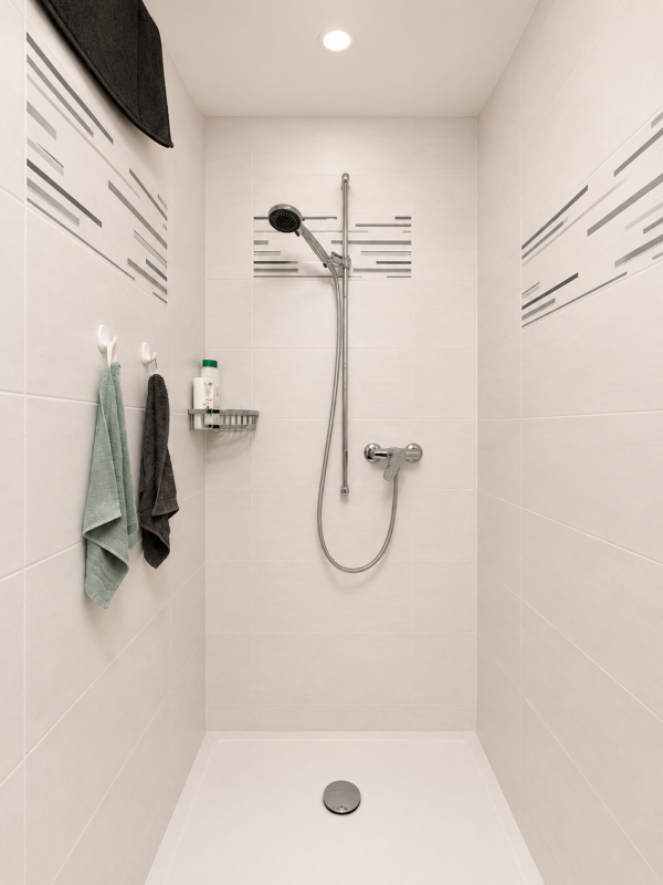 Local aménagé de 38 m² avec salle de douche