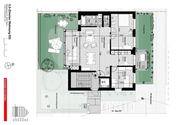 Charmante 3.5 bis 3.5-Zimmer-Wohnung mit Wintergarten und Balkon in Zürich-Oerlikon 4