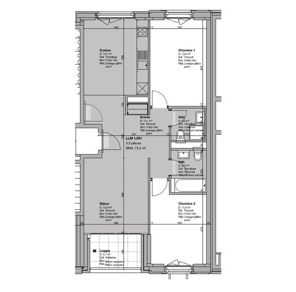 Appartement, 2.5 pièce(s) 2