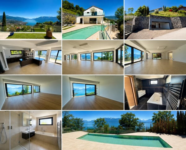 Villa lumineuse avec piscine | Vue panoramique | Chardonne 2