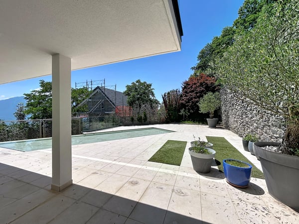 Villa lumineuse avec piscine | Vue panoramique | Chardonne 5