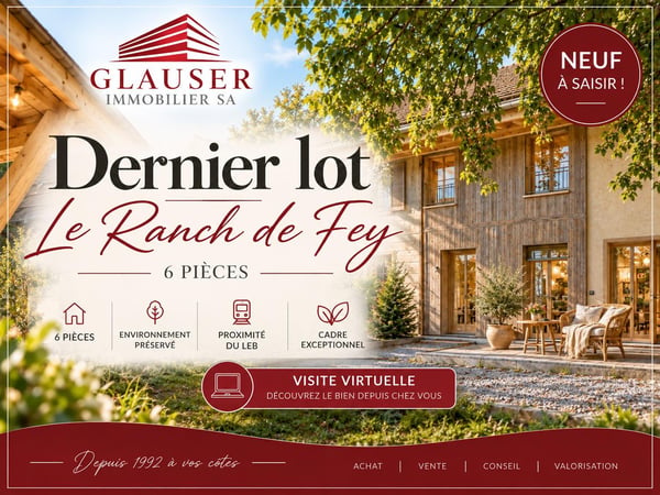 Dernier lot neuf | Ranch de Fey 1
