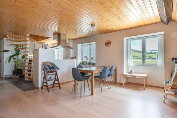 Appartement en attique avec vue lac et vignes 4