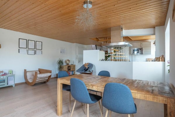 Appartement en attique avec vue lac et vignes 3