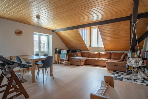 Appartement en attique avec vue lac et vignes 2