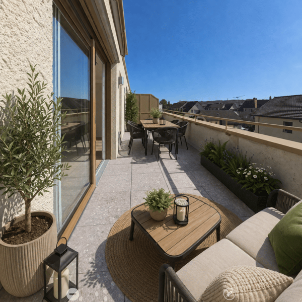 Moderne 3½-Zimmer-Attikawohnung mit Terrasse 3
