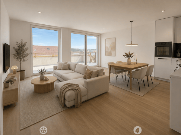 Moderne 3½-Zimmer-Attikawohnung mit Terrasse 6