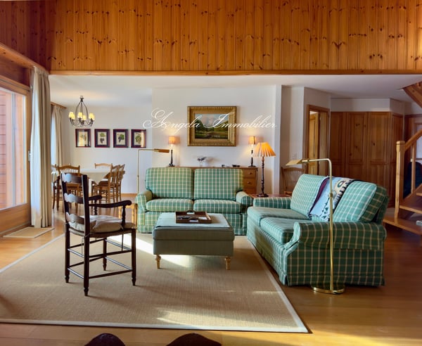 Spacious 1.5-Room Mountain Apartment with Stunning Alpine Views in Lens 3