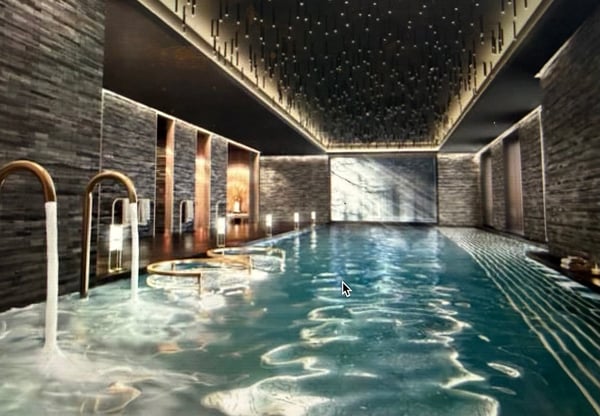 Stunning 4.5-Room Alpine Apartment with Pool & Panoramic Views in Lens 13