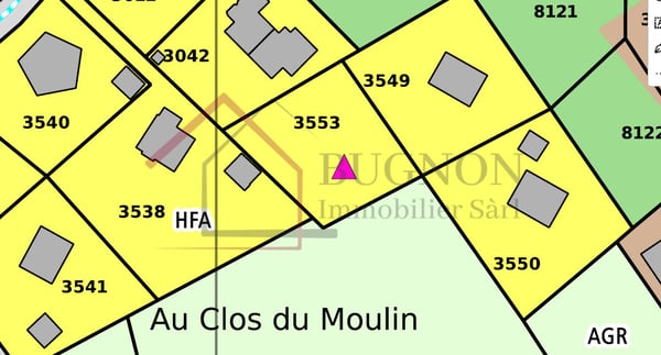 Terrain à bâtir de 993 m²  Potentiel de développement résidentiel 8