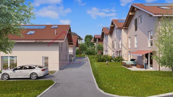 LES VILLAS DU GRAND PRÉ Villa mitoyenne de 4.5 pièces en PPE - Lot C3 2