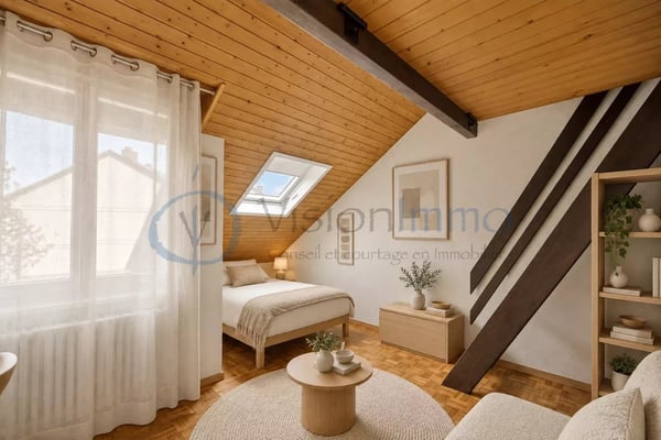 Au coeur de Bernex : 113 m² de charme et de beaux volumes 8
