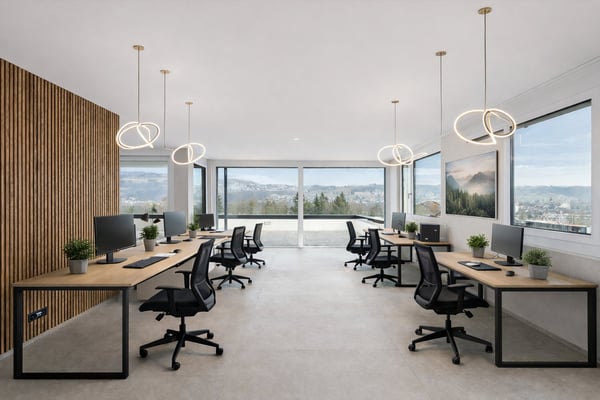 Repräsentative Attika-Bürofläche mit Panoramablick 1