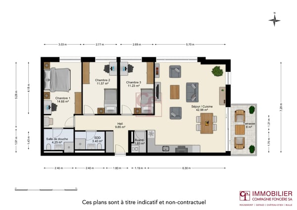 La Résidence Les Coteaux Verts de Siviriez 13