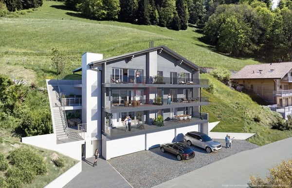 Charmey - Appartement exceptionnel de 4.5pcs neuf avec vue panoramique 1