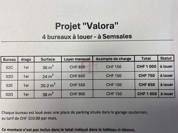À louer - 4 bureaux modernes dans des locaux neufs 1