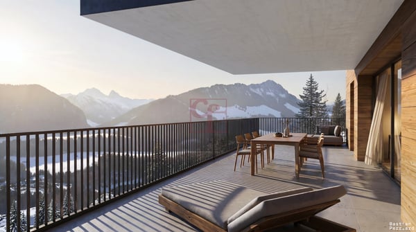 Crésuz - Appartement neuf haut de gamme 5,5 pièces, vue panoramique 5