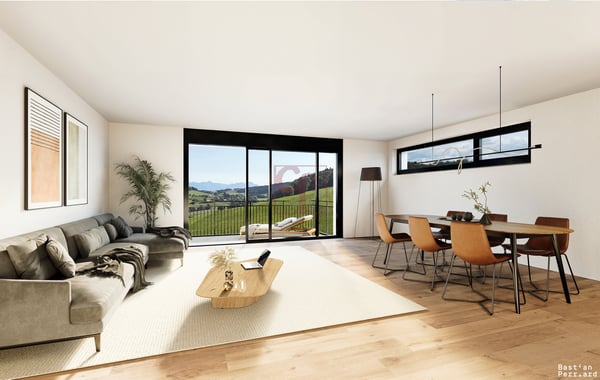 5.5 pcs neuf | Une alternative à la villa | Jardin privatif 110 m² 8