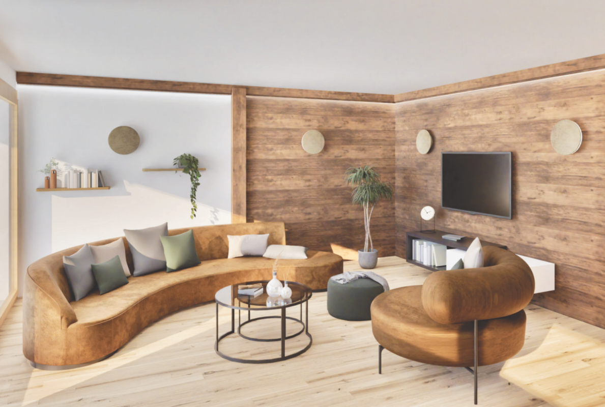 New 2.5-room apartment in one of the oldest hamlets, Hohnegg, above Saas-Fee. Sporty access from the village center, Lomatte, or Wildi. Can be reached by e-bike all year round.