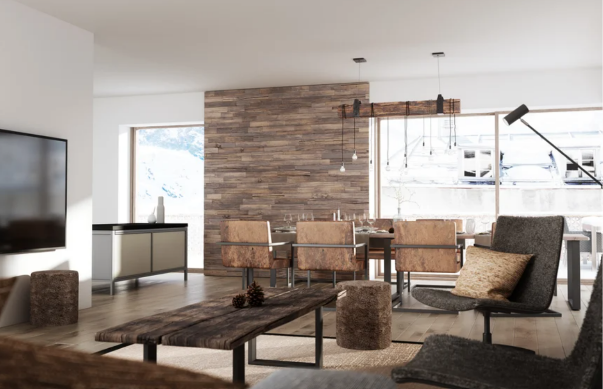 Glacier view bei der Skipiste, hotelmässig bewirtschaftete Zweitwohnung.