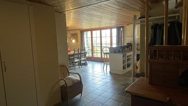 Rustikales Walliserhaus im Weiler Bodmen in Saas-Fee. 16