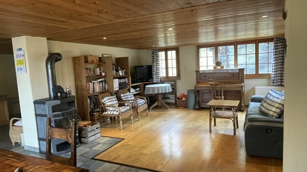 Rustikales Walliserhaus im Weiler Bodmen in Saas-Fee. 6