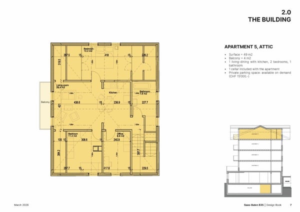 Bergheimat Saas-Balen Umbauprojekt. Attraktive Attikawohnung. Reserviert 07.08.26 4