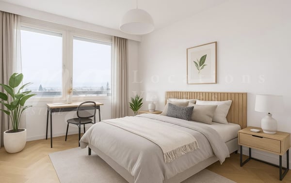 GRAND APPARTEMENT DE 6 PIECES AVEC BELLE VUE PANORAMIQUE SUR LA VILLE ET LES MONTAGNES 8