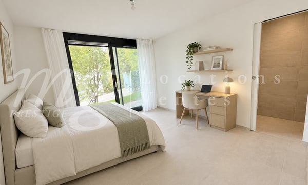 SUPERBE MAISON CONTEMPORAINE NEUVE DE 280 m2 - AVEC VUE LAC !! LARGE TERRASSE - + PROCHE LAC & PLAGE 10