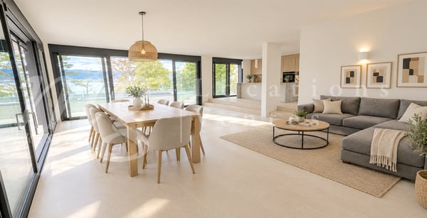 SUPERBE MAISON CONTEMPORAINE NEUVE DE 280 m2 - AVEC VUE LAC !! LARGE TERRASSE - + PROCHE LAC & PLAGE 6