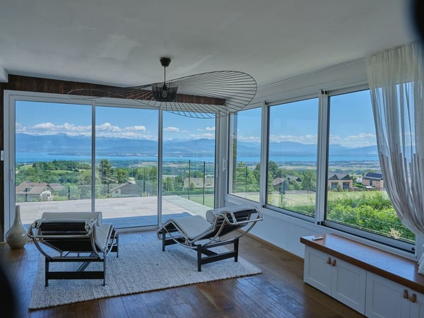 Villa individuelle avec vue spectaculaire sur le lac et le Mont Blanc 4