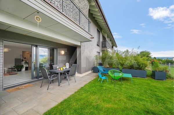 Appartement 4.5 pièces avec grand jardin privatif  confort moderne et cadre verdoyant à Russy 4