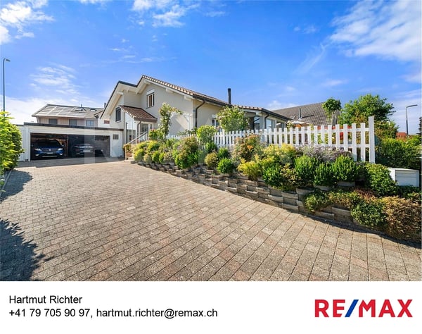 Coup de cur à Chénens : villa lumineuse, jardin d'hiver chauffé et terrasse plein sud ! 1