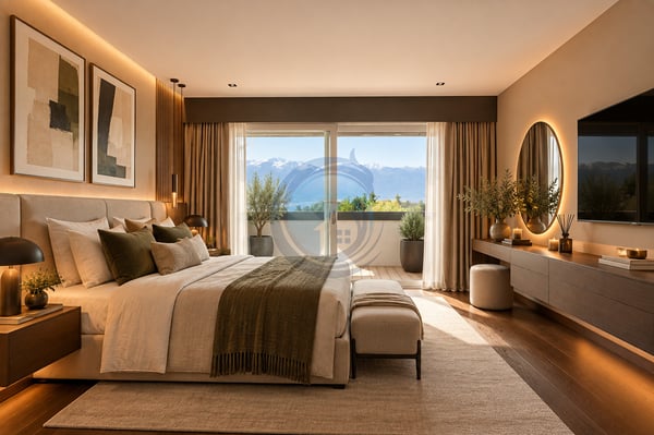 SOMPTUEUX APPARTEMENT EN DUPLEX DE 5.5 PIÈCES AVEC VUE SUR LE LAC 11