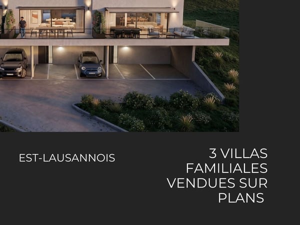 3 villas neuves vendues sur plans 2