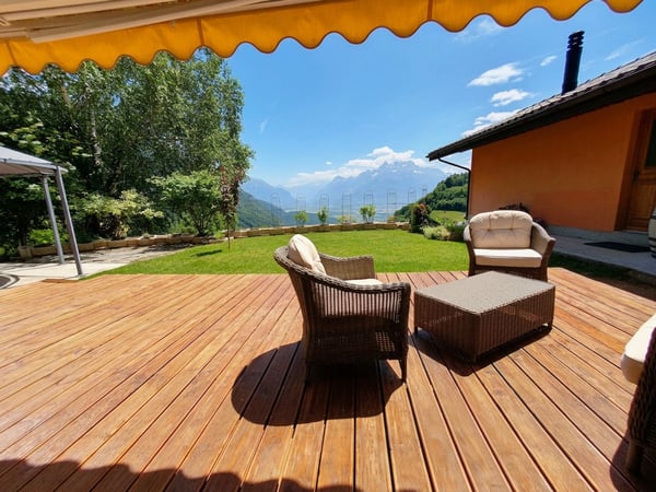 Magnifique chalet et grand terrain - vue sur les Dents du Midi 6