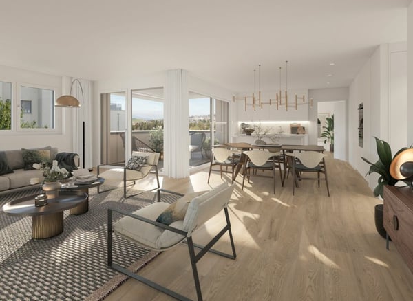 «NEUBAU - EG-Wohnung mit Sicht ins Grüne»