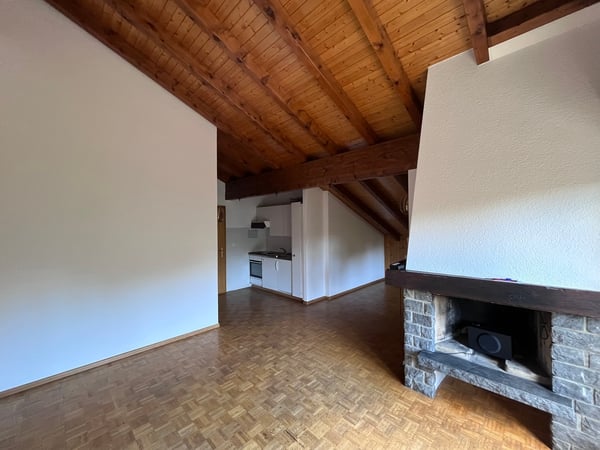 Petit-Vallon B, studio, combles 3