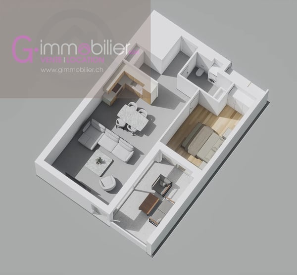 Nouvelle construction à Monthey -Appartements contemporains au coeur du quartier sous gare 5