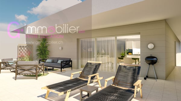 Attique de 3,5 pièces 156m2 avec terrasse panoramique de 78m2