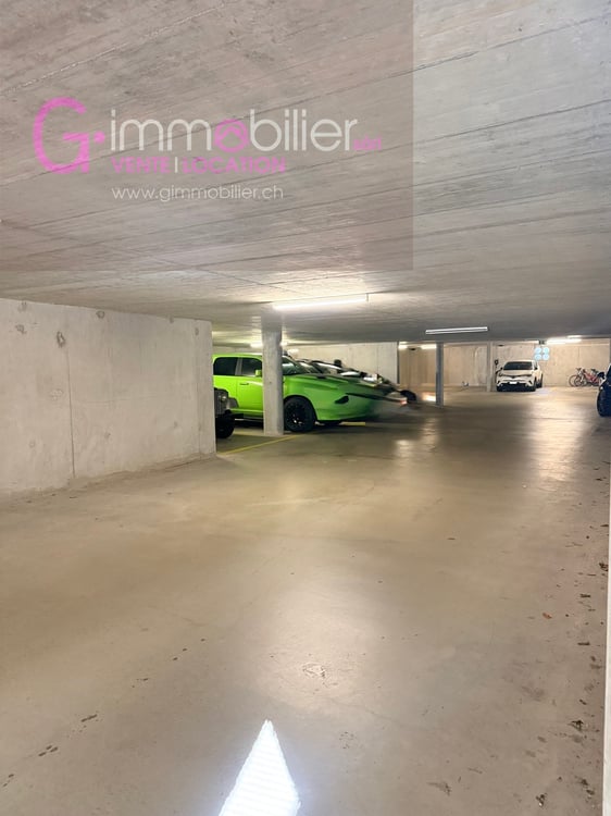 Une ou deux place de parc intérieures dans un parking souterrain 3