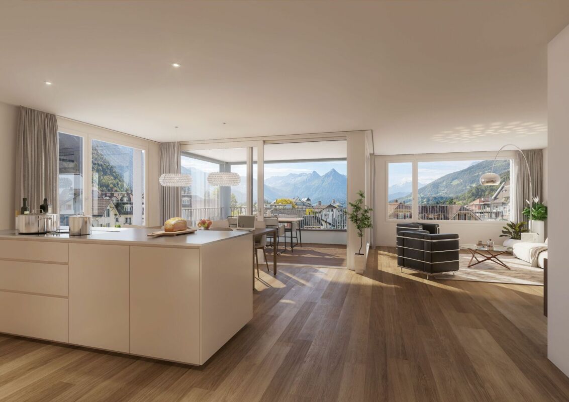 Exklusive 4½-Zimmer-Wohnung im Zentrum von Interlaken, Neubau Guisan Park